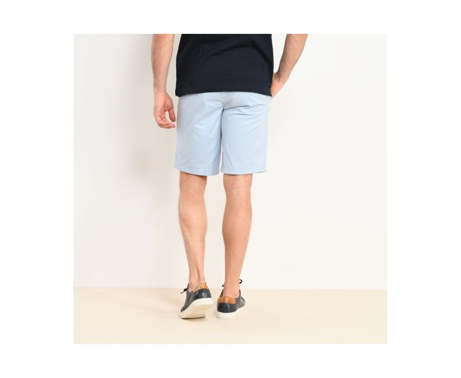 Bermuda chino homme Bleu Clair - BARRY