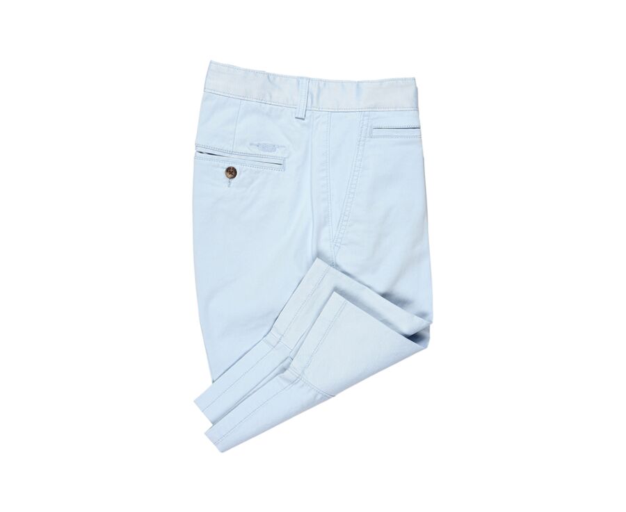 Bermuda chino homme Bleu Clair - BARRY