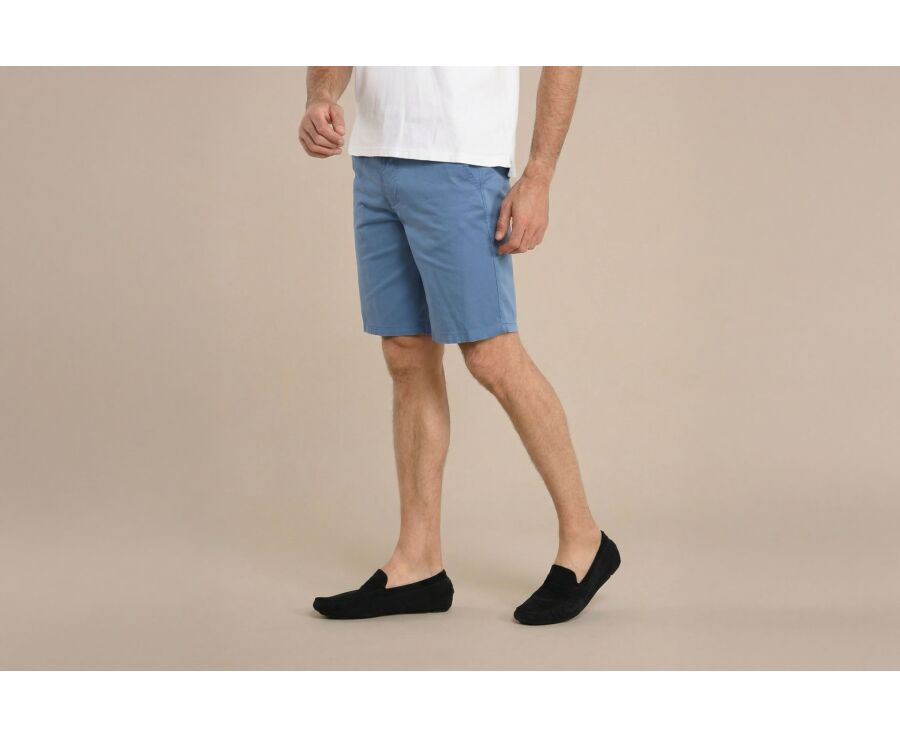 Bermuda chino homme Bleu Moyen - BARRY