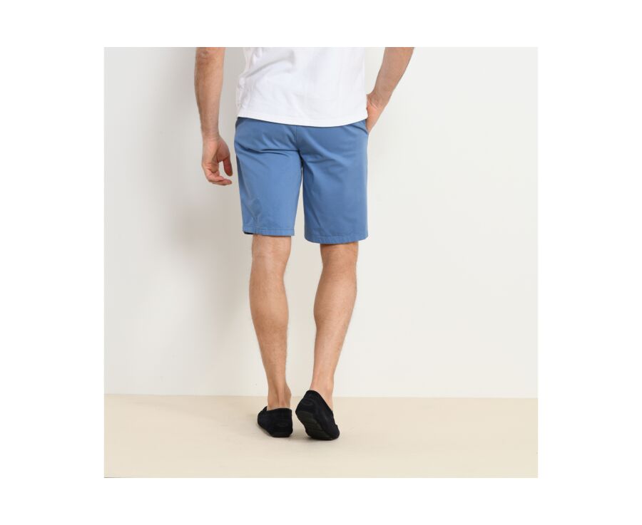 Bermuda chino homme Bleu Moyen - BARRY