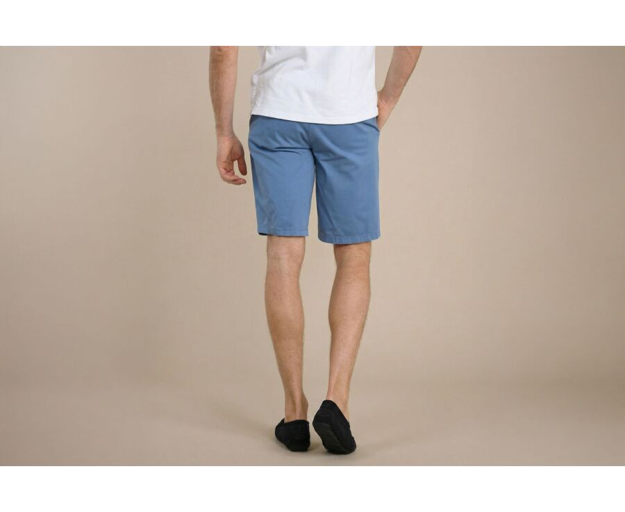 Bermuda chino homme Bleu Moyen - BARRY
