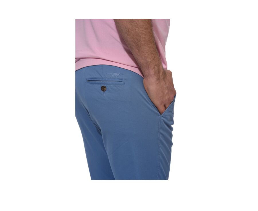 Bermuda chino homme Bleu Moyen - BARRY