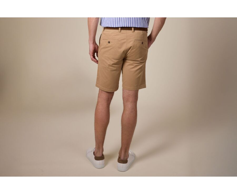 Bermuda chino homme Camel - BARRY