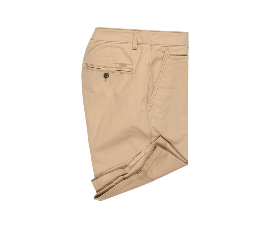 Bermuda chino homme Camel - BARRY