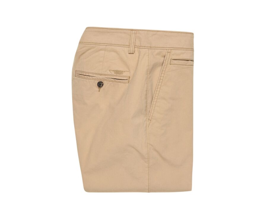 Bermuda chino homme Camel - BARRY
