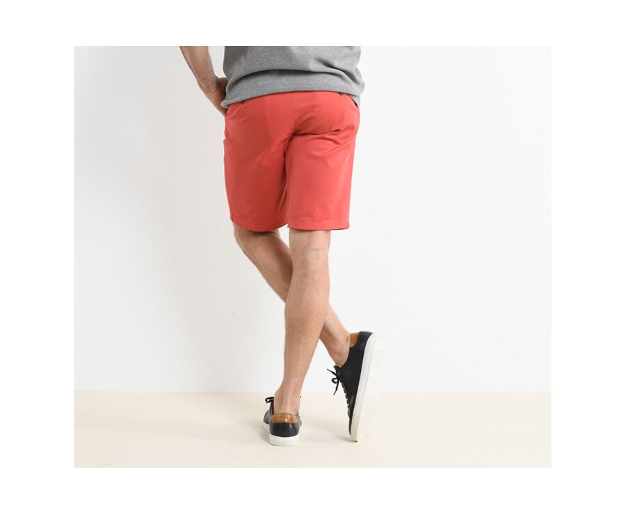 Bermuda chino homme Corail - BARRY