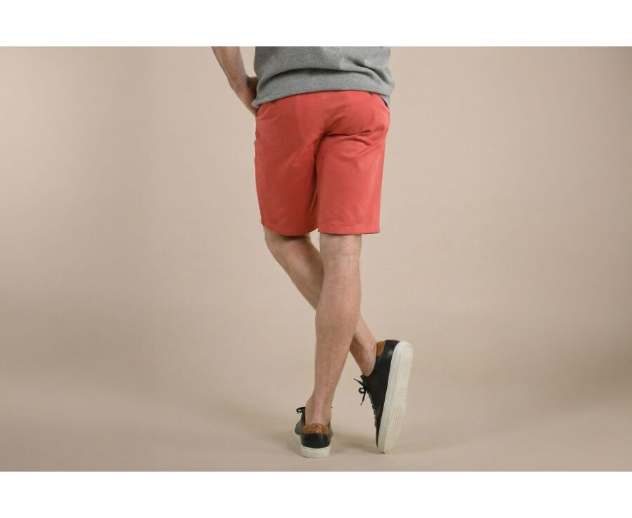 Bermuda chino homme Corail - BARRY
