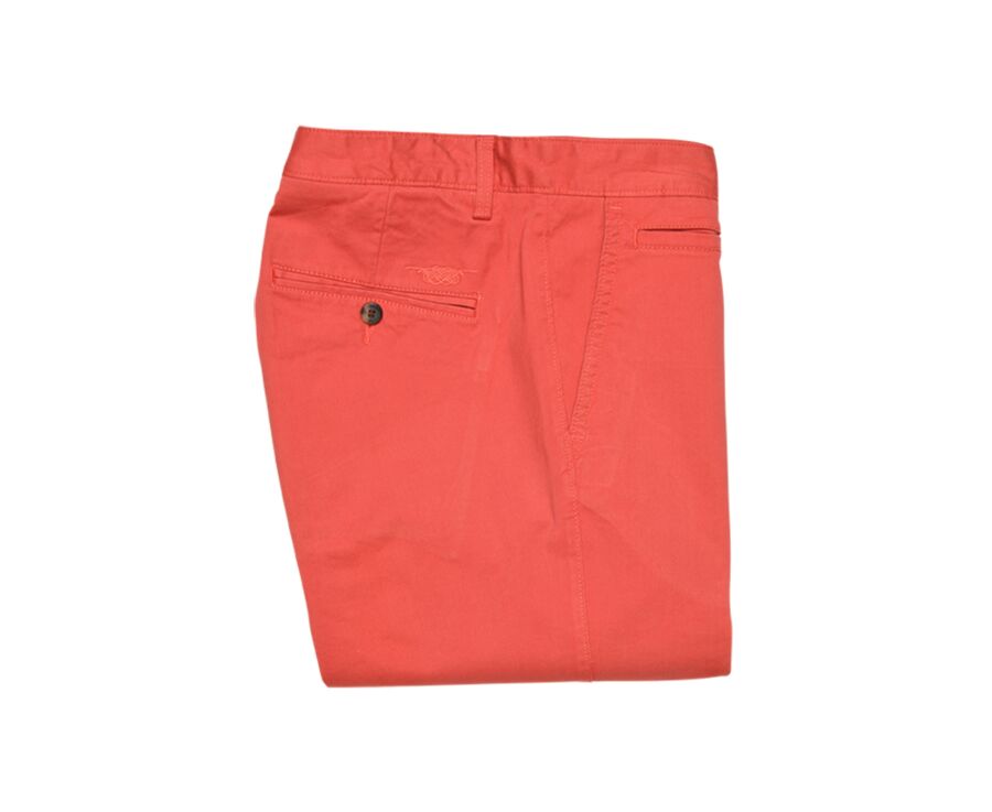 Bermuda chino homme Corail - BARRY