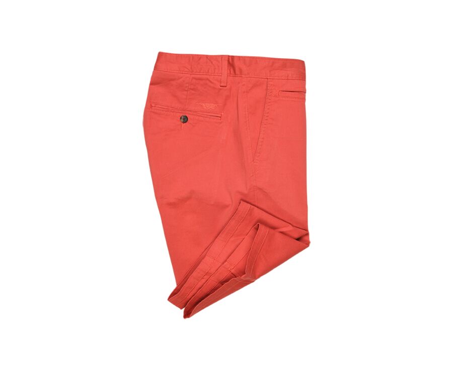 Bermuda chino homme Corail - BARRY