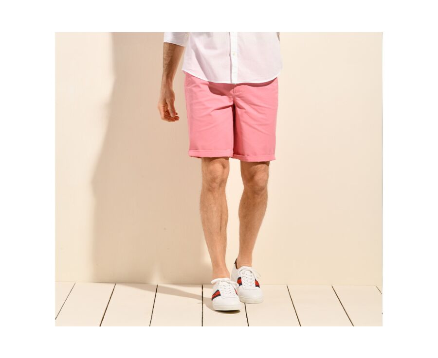 Bermuda chino homme Rose Vintage - BARRY