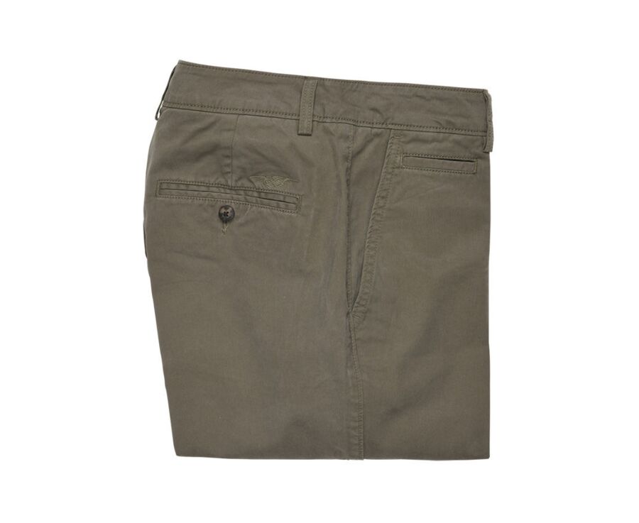 Bermuda chino homme Taupe Foncé - BARRY