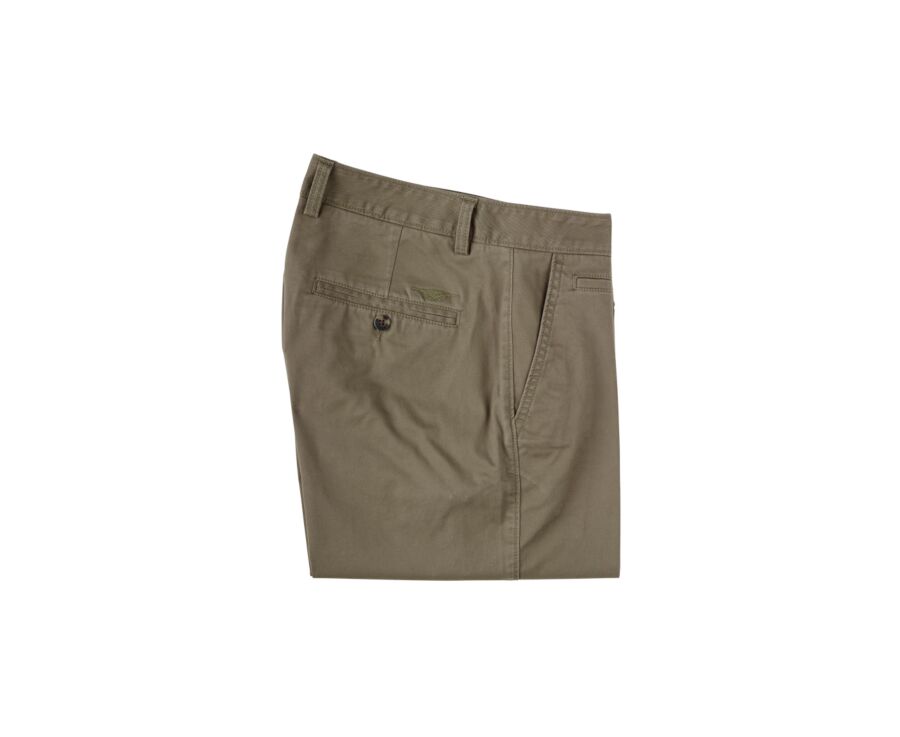 Bermuda chino homme Olive foncé - BARRY