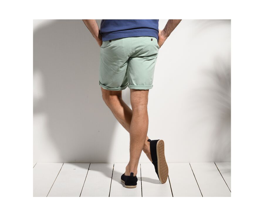 Bermuda chino homme Menthe - BARRY