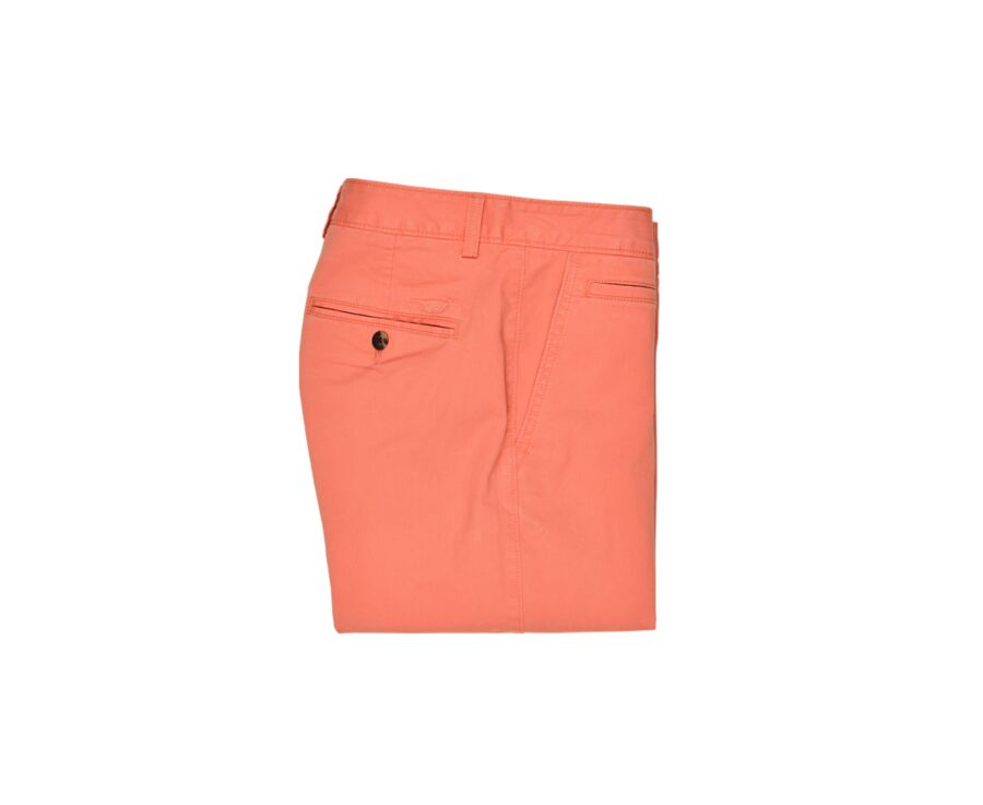 Bermuda chino homme Orange Sanguine - BARRY