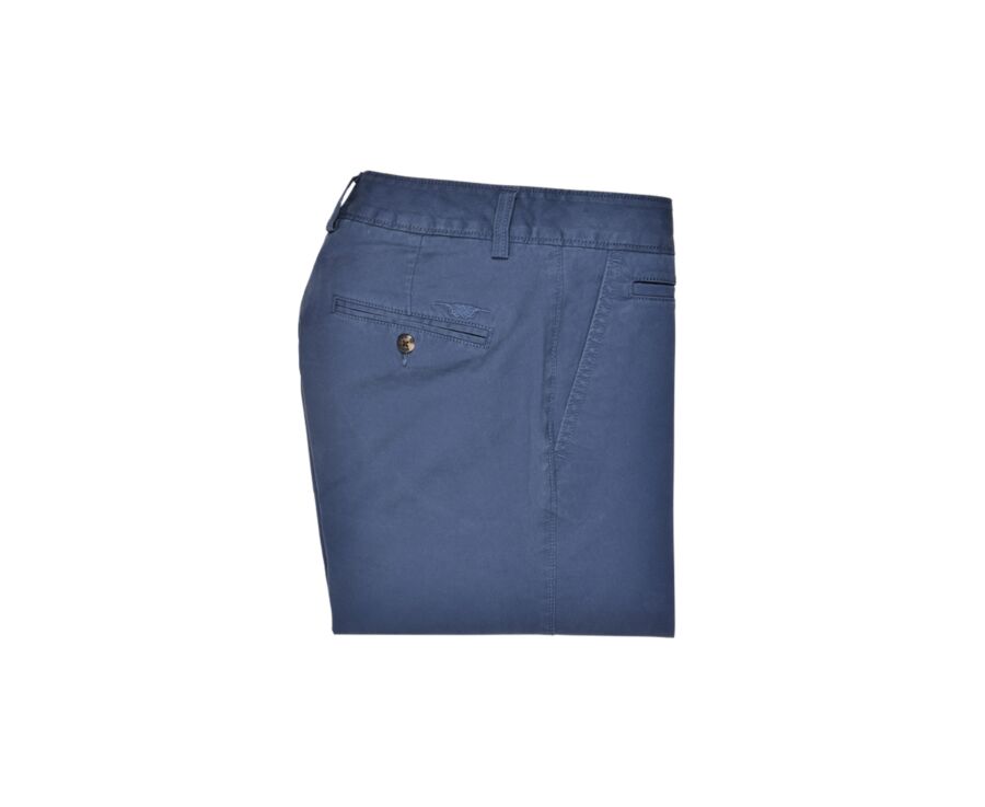Bermuda chino homme Navy Denim - BARRY