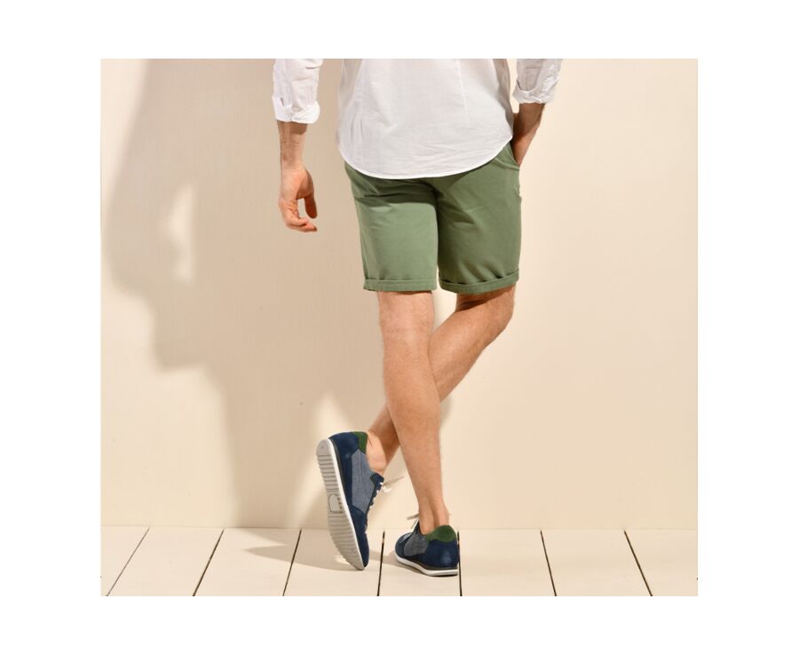 Bermuda chino homme Vert Sauge - BARRY