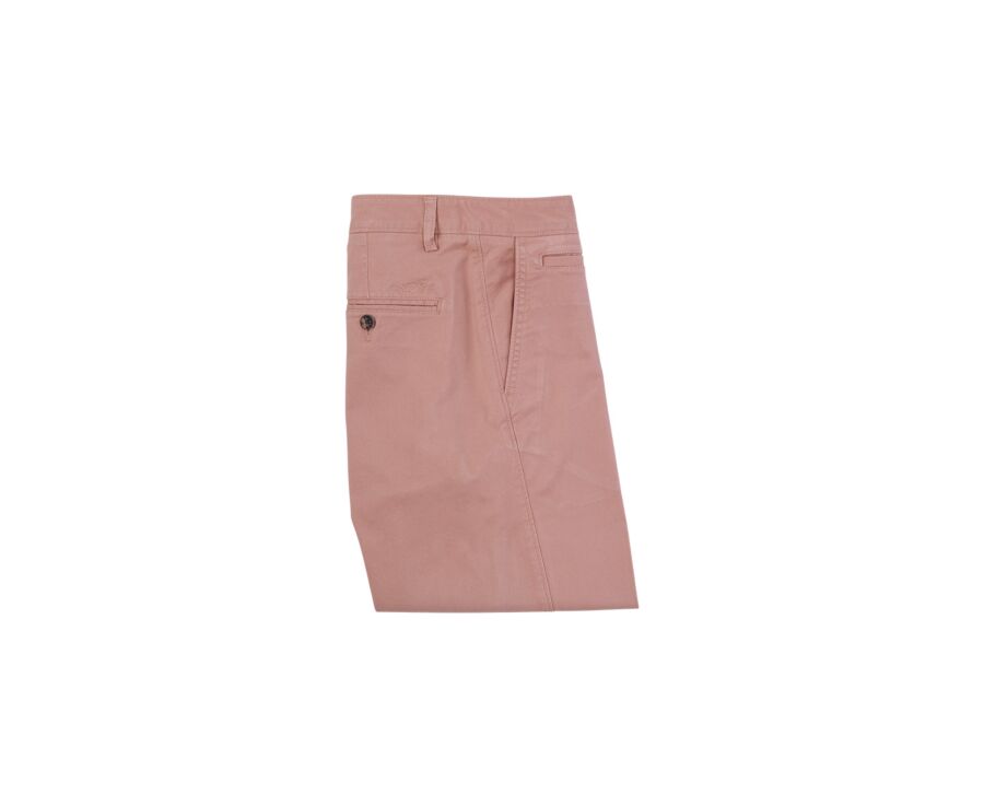 Bermuda chino homme vieux Rose - BARRY