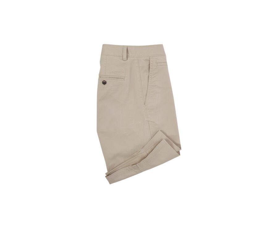 Bermuda chino homme Beige Mastic - BARRY