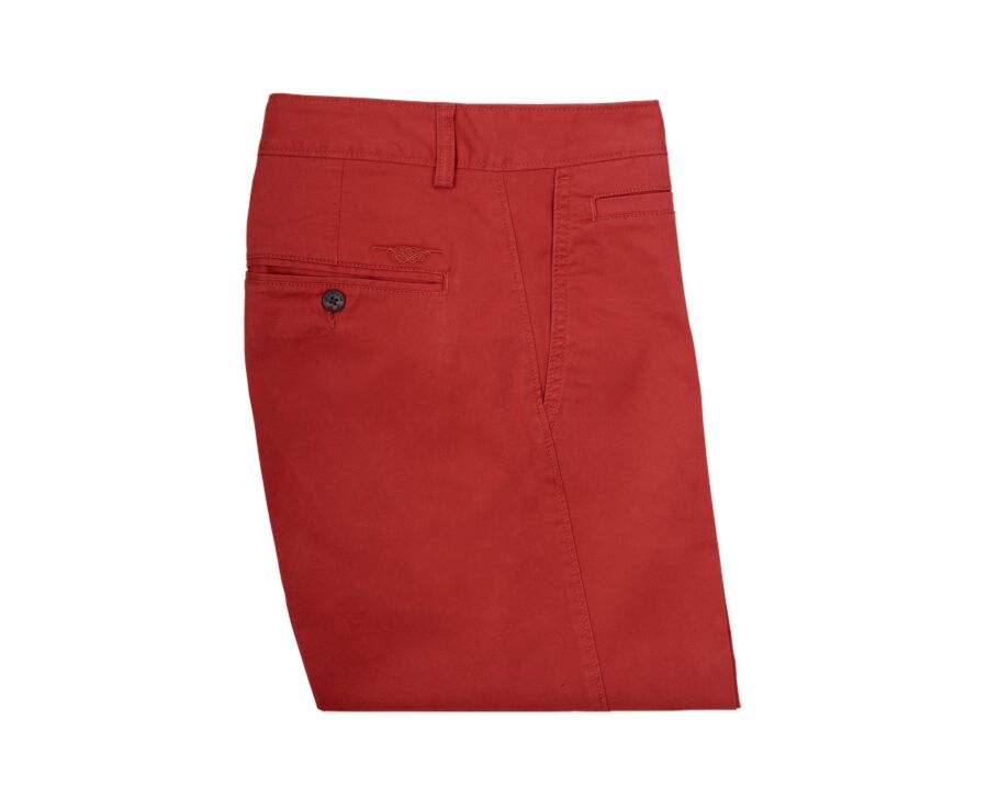 Bermuda chino homme - Rouge Brique - BARRY
