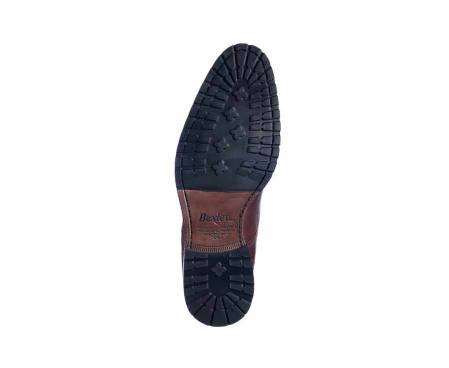 Desert boots homme Chocolat Patiné - WARWICK GOMME