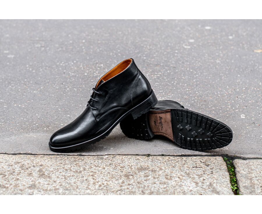 Desert boots noir sales