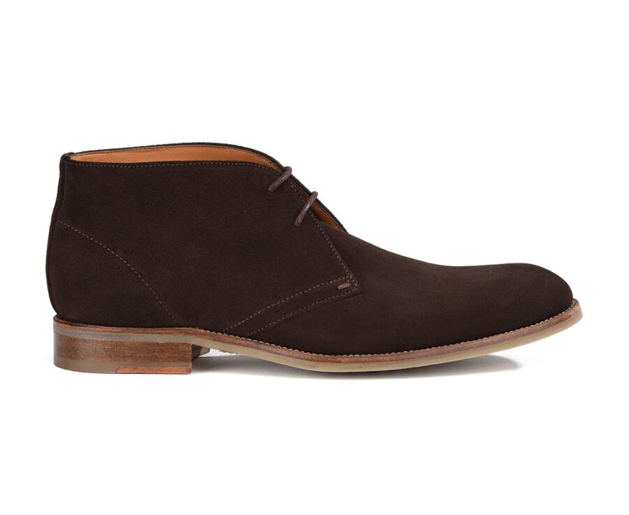 Desert boots homme Velours Moca - WARWICK GOMME