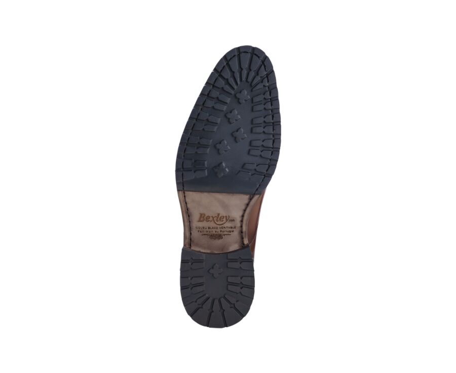 Desert boots homme Cognac patiné - WARWICK