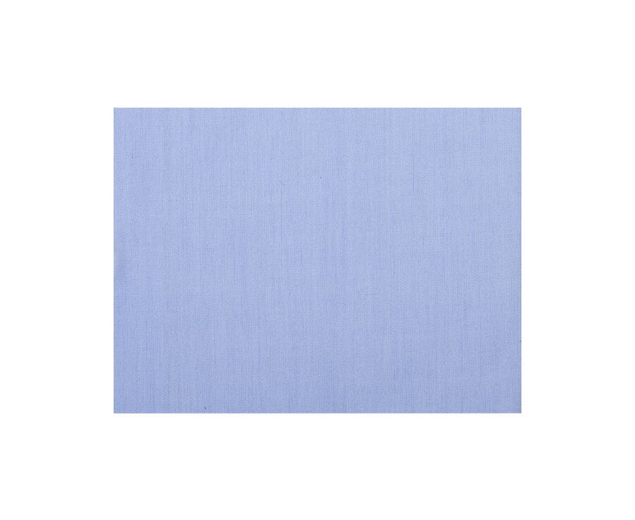 Chemise bleu ciel en coton double fil - ALBERT CLASSIC
