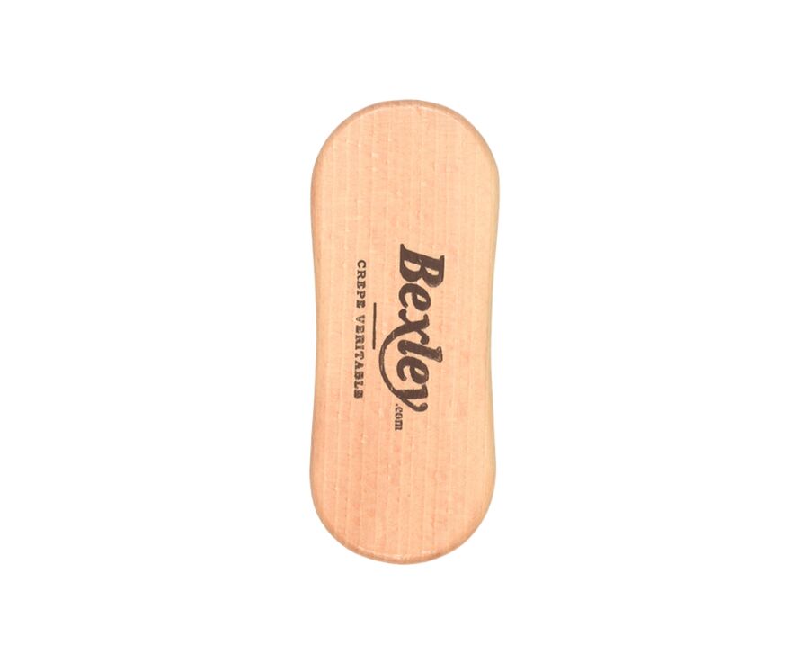 Brosse en hêtre et crêpe - 10cm