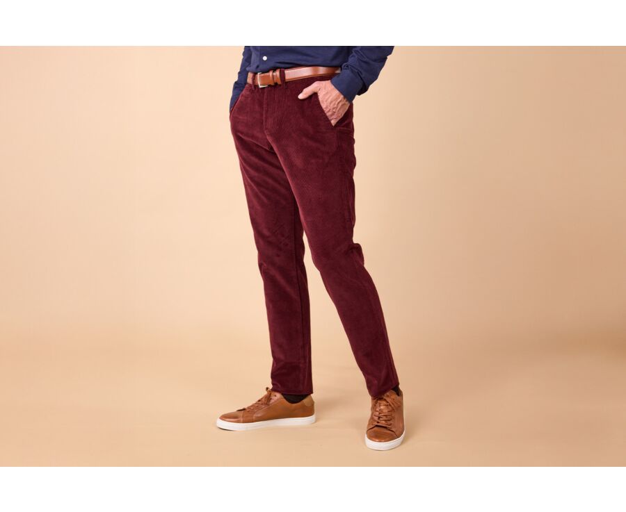 Pantalon Chino - Bordeaux - NORMAN