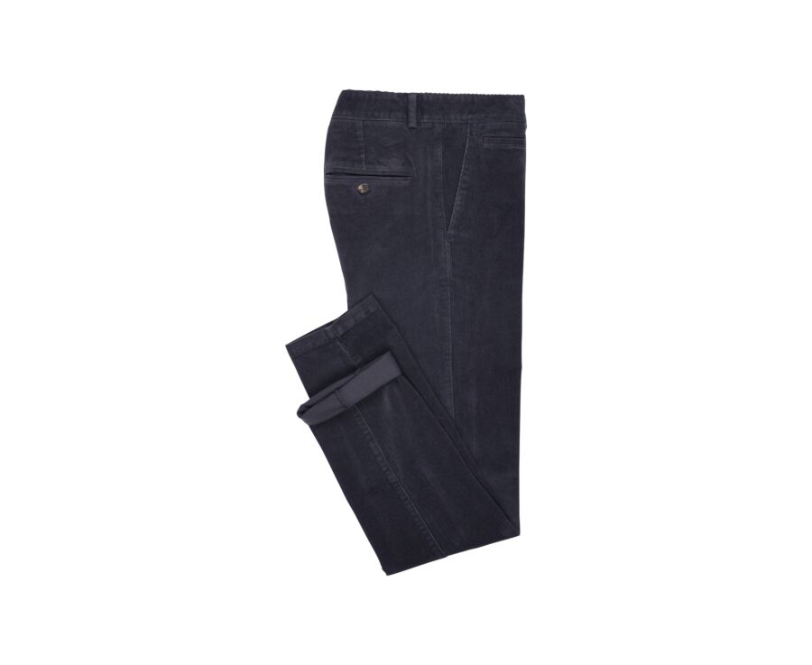 Pantalon chino velours côtelé homme Gris Foncé - NORMAN