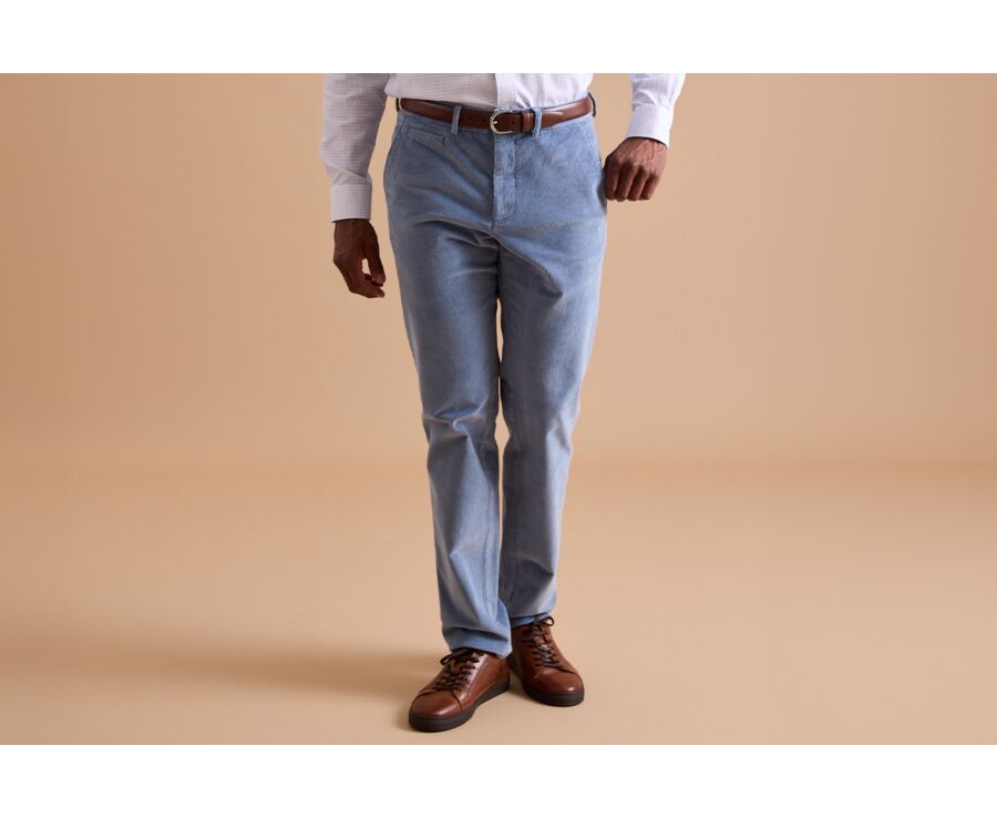 Pantalon Chino Bleu Gris - NORMAN