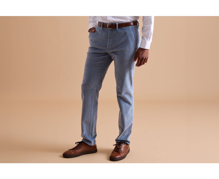 Pantalon Chino Bleu Gris - NORMAN