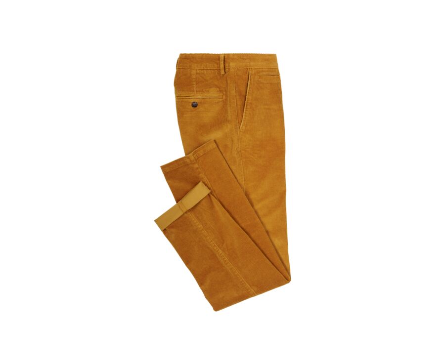 Pantalon Chino Velours Moutarde - NORMAN