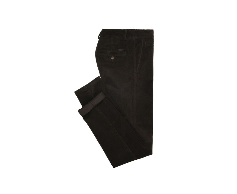 Pantalon chino velours côtelé homme Brun Foncé - NORMAN