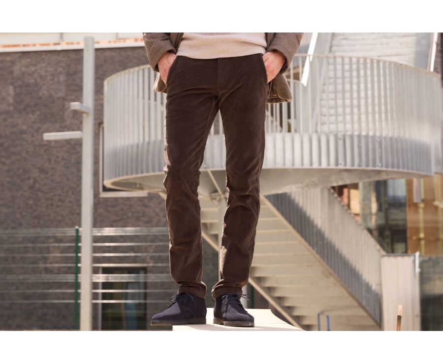 Pantalon Chino Brun - NORMAN