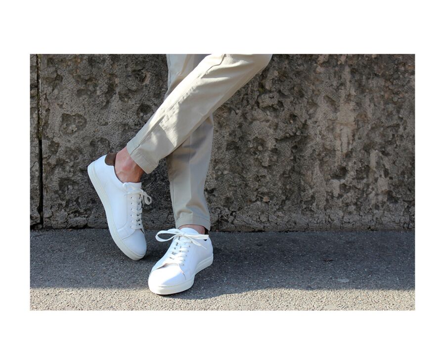 Sneakers cuir homme Blanc - INGLEWOOD