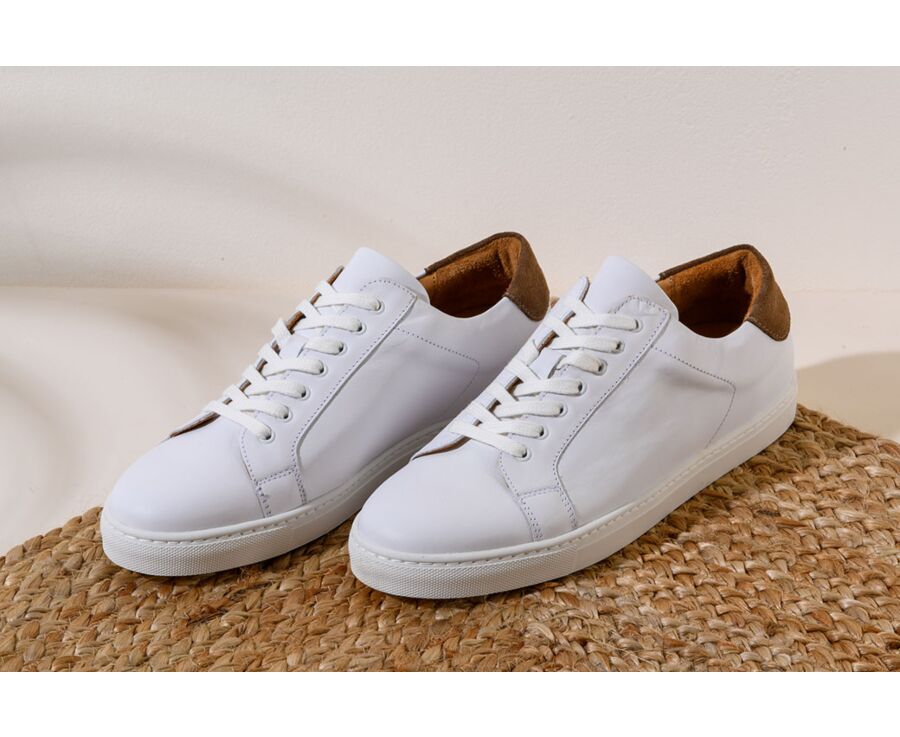 Sneakers cuir homme Blanc - INGLEWOOD