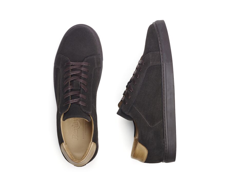 Sneakers homme Velours Brun - INGLEWOOD