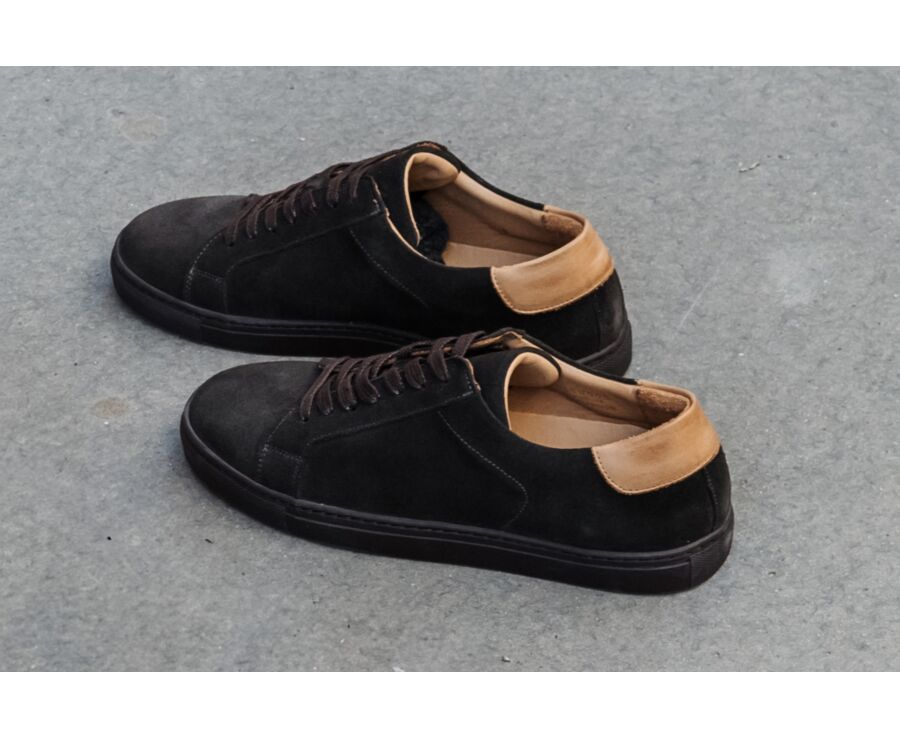 Sneakers homme Velours Brun - INGLEWOOD
