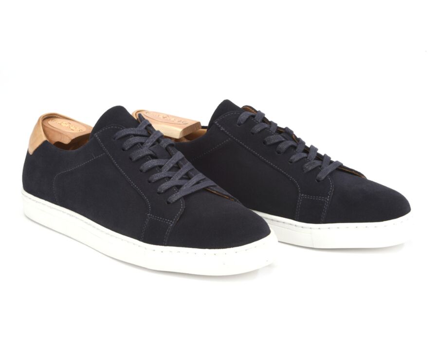Sneakers homme Velours Marine - INGLEWOOD
