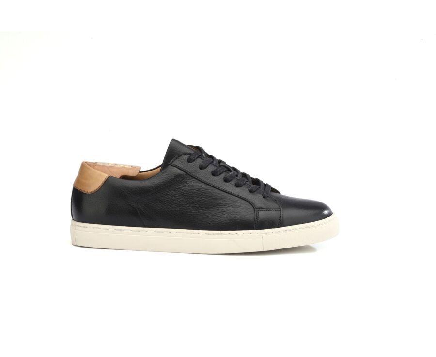Sneakers homme cuir Noir Grainé - INGLEWOOD