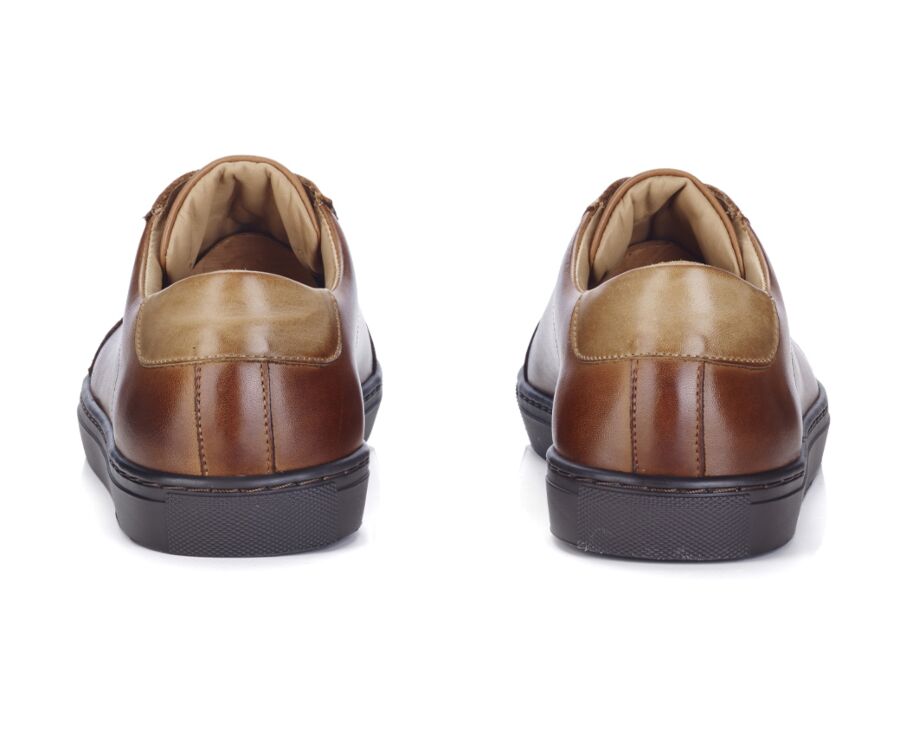 Sneakers homme Châtaigne Foncé Patiné - INGLEWOOD