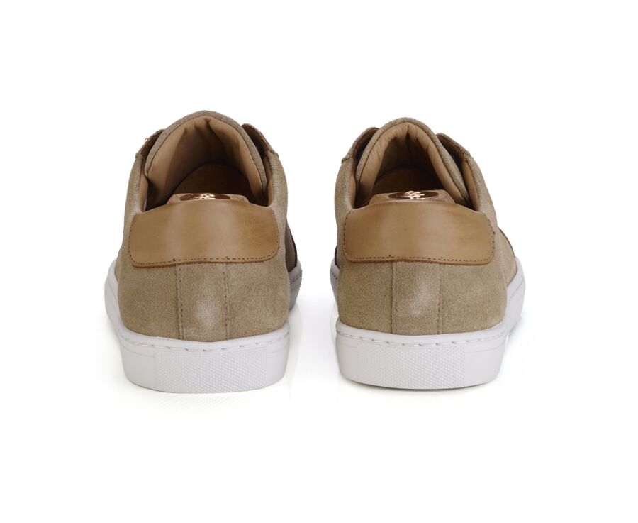 Sneakers pour homme Velours Beige Foncé - INGLEWOOD