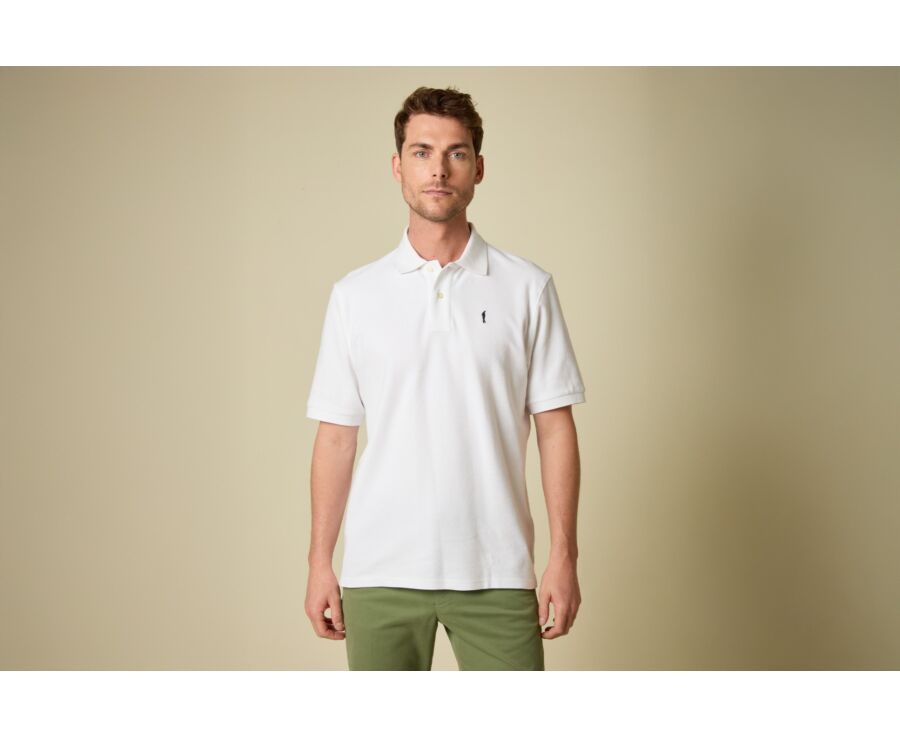 Polo Blanc homme - GARETH
