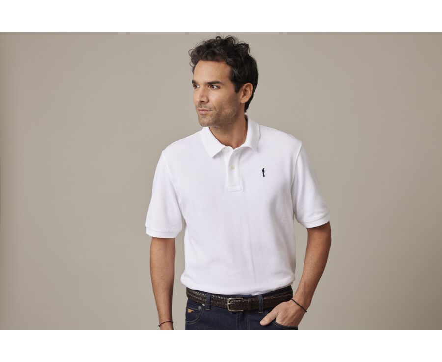 Polo Blanc homme - GARETH