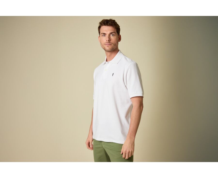 Polo Blanc homme - GARETH