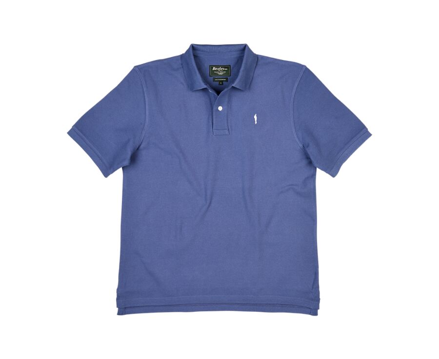 Polo Bleu Royal homme - GARETH