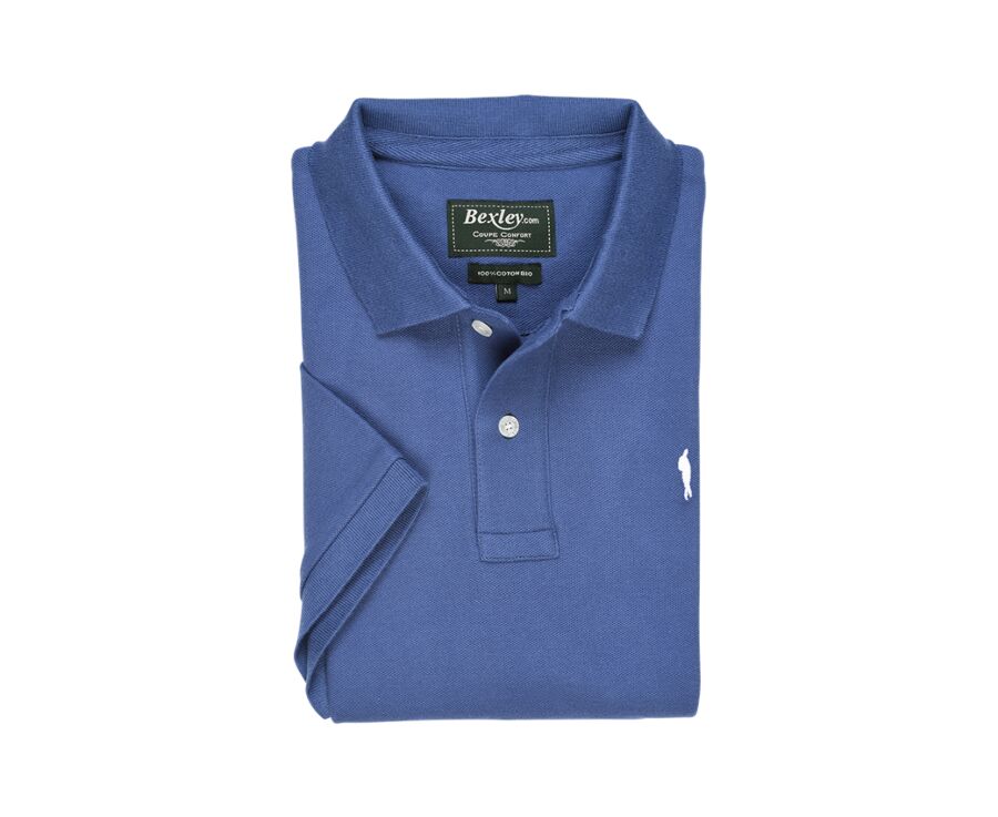 Polo Bleu Royal homme - GARETH