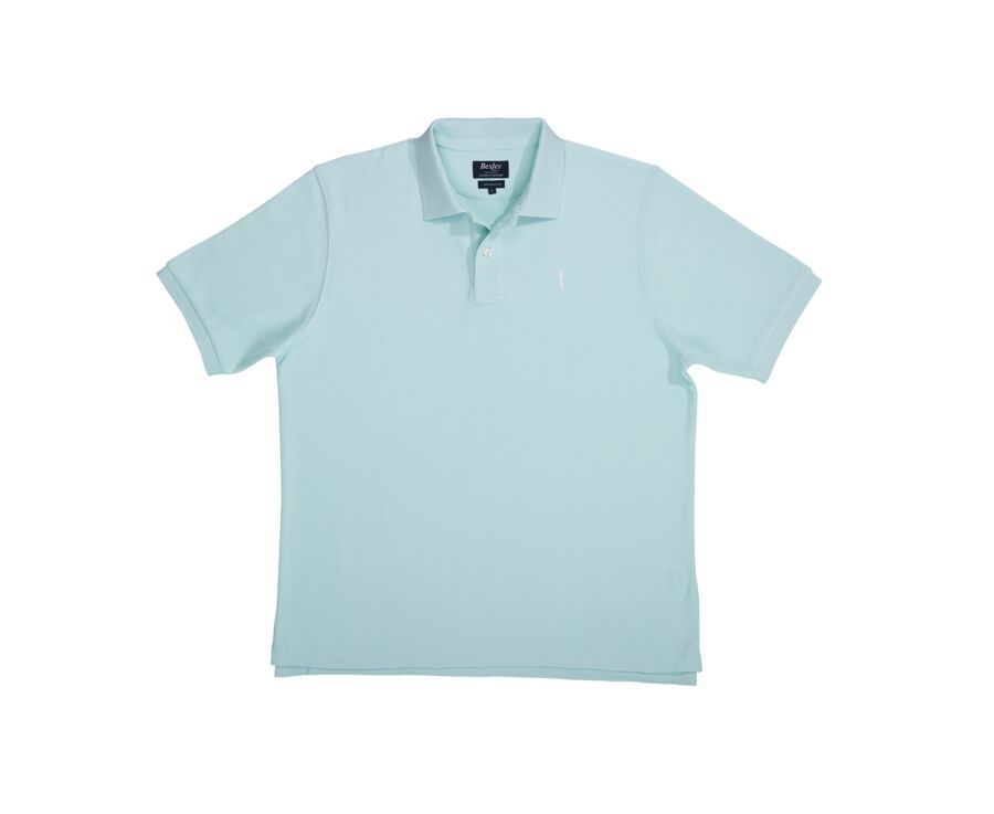 Polo homme Vert Pâle - Finition Lavée - GARETH